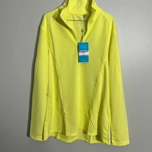Nivo Yellow‎ Light Weight Golf Pullover NWT Size L